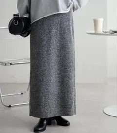 Discoat ツイードナロースカート