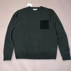 GLOBAL WORK☆ダークグリーン ニットセーター L