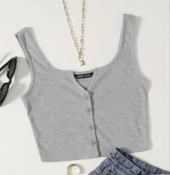 SHEIN ショート丈 タンクトップのサムネイル