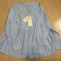 ライトブルー 長袖シャツ