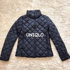 【UNIQLO】ウルトラライトダウン Mサイズ ネイビー ダイヤキルト 軽量