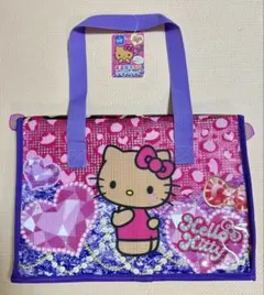 新品 日焼けハローキティ 保冷アルミバッグ 大きめ