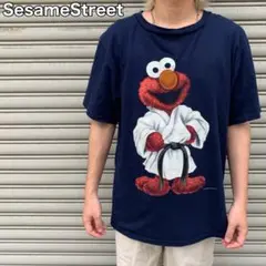 90s☆USA製☆セサミストリート☆エルモ☆キャラクターTシャツ☆陰陽☆Lのサムネイル