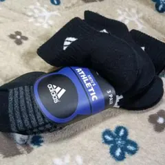 【送料無料】adidas ATHLETIC メンズソックス 3足セット