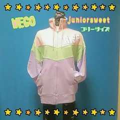 WEGO ジップアップ トレーナー 新品未使用  ＃ピンクミドリパープル