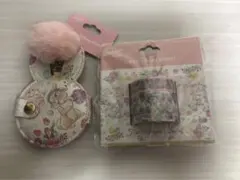 新品未使用❤️ミスバニーマスキングテープ、キーチェーンセット❤️