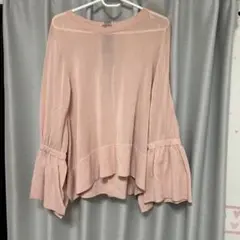 Ray BEAMS バックリボン付きピンクトップスのサムネイル