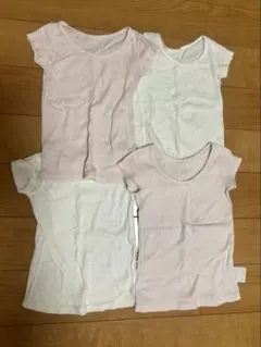 ユニクロ ベビーシャツ肌着 4枚セット 80cm