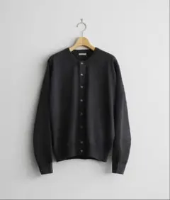 T/C CREW COMPACT CARDIGAN Mサイズ　チャコールのサムネイル