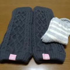 MUMU✕ホカロン レッグウォーマー　ソックス　２点
