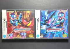 【箱・説明書付】流星のロックマン3　レッドジョーカー・ブラックエース　2点セット