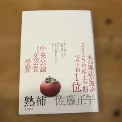 熟柿 佐藤正午 KADOKAWA