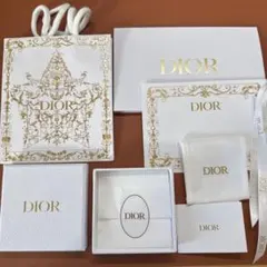 [現行品]DIORクリスチャンディオール2025クリスマス ピアス空箱セット