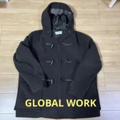 GLOBAL WORK ダッフルコート ダークブラウンのサムネイル