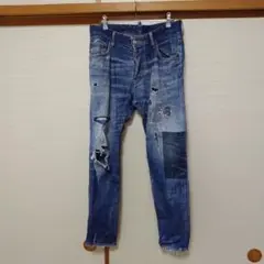 DSQUARED2 ダメージ加工 ブルーデニム