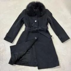 25AW/大きい 定価9.3万 TOCCA ビジュー ラメ ダウンコート 黒 4 - メルカリ