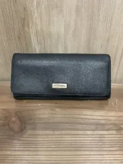 FURLA ブラックレザー 長財布