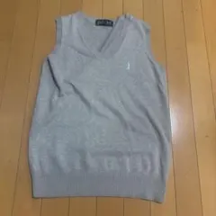 EAST BOY ベージュVネック スクールベスト