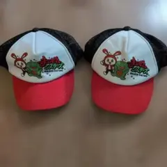 まいぜんシスターズ キャップ 赤白黒2個セット