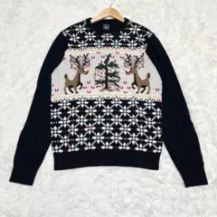 VOLCOM ボルコム トナカイ 木 クリスマス ニットセーター M メンズ