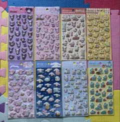 ⭐︎ダイソー⭐︎ ぷくっとシール　サンリオ　コンプリートセット