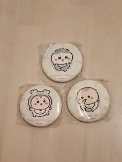 ちいかわベビー　缶バッチ　ハチワレ