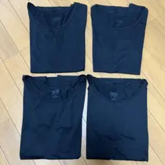 ユニクロ　HEATTECH ブラック　4枚セット