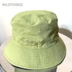 【WILD THINGS】バケットハット リバーシブル グリーン ナイロン