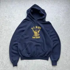 70s U.S.Navy 米軍 海軍 プリントフーディー USA製のサムネイル
