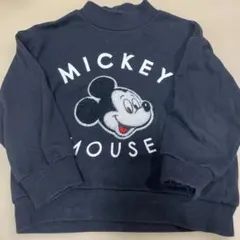 Disney ミッキーマウス トレーナー ブラック 110cm