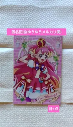 【匿名配送】 プリキュア キュアワンダフル わんぷり ブロマイド 計1点
