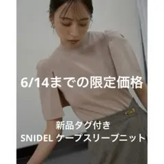 SNIDEL ニット ケープスリーブニット レディース　スナイデル　ニットのサムネイル