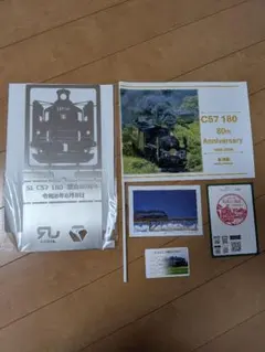 ばんえつ物語C57-180 製造80周年記念 メタルスタンド（限定品）おまけ