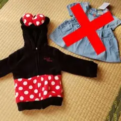 ミニーちゃん　パーカー