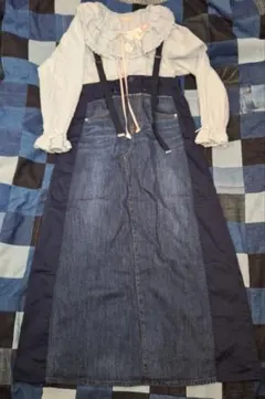 T28 ★【ANTGAUGE】サロペットデニム ワンピース