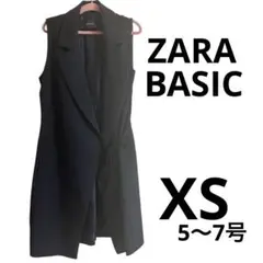 美品 ZARABASIC ロング ベスト ジレ XS