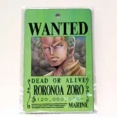 ワンピース メタル手配書 カラフル ロロノア・ゾロ 金属製プレート
