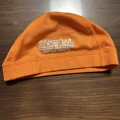 セントラルスポーツ 水泳帽 オレンジ L
