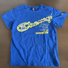 Champion チャンピオン Tシャツ 150 ブルー