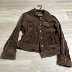 レディースブラウンジャンパー