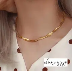 サージカルステンレス 3mmスネーク 激かわ ネックレス 編み込みチェーン 人気