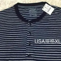 ヘンリーネック 長袖カットソー