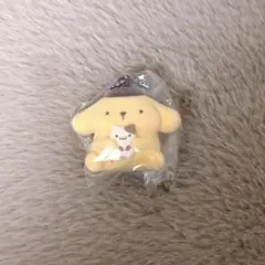 ⭐︎新品未使用　ポムポムプリン　ふわふわフロッキーマスコット　ガチャガチャ