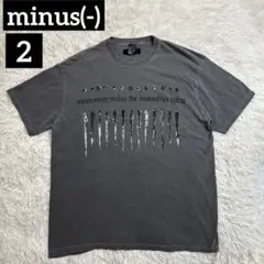 minus(-) Bootleg Tee(SHINE MONOCHROME)