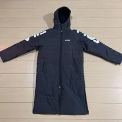 FILA フード付きベンチコート 黒