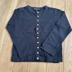 agnès b. ブラックカーディガン 8 ans