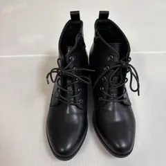 レースアップブーツ　ブラック　Ｍサイズ　未使用