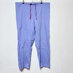 ワイドパンツ 【F】医療用スクラブパンツ ウエスト紐 シンプル