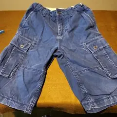 ネイビー カーゴハーフパンツ 100cm~