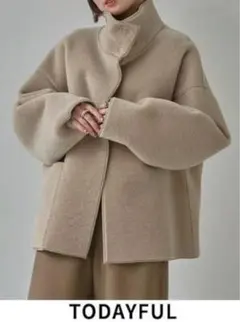 TODAYFUL Standcollar Boa Jacket